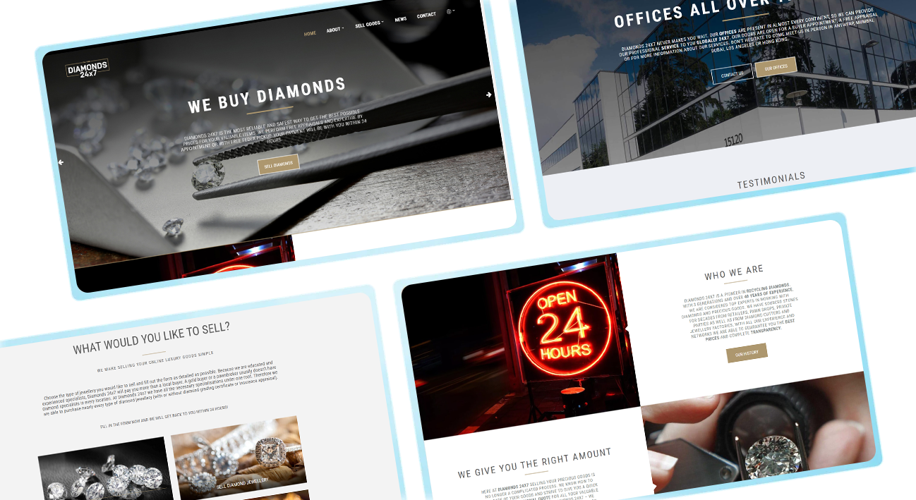 Jewelry Web Development in Antwerp